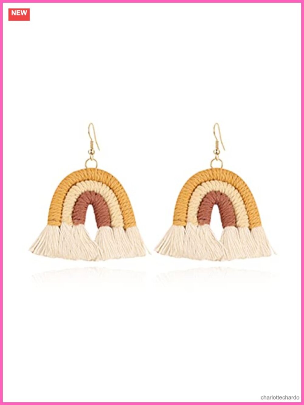 Bohemian Layered Tassel Earrings 3 Tier Fringe Dangle Drop